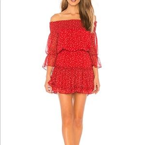 MISA off shoulder dress